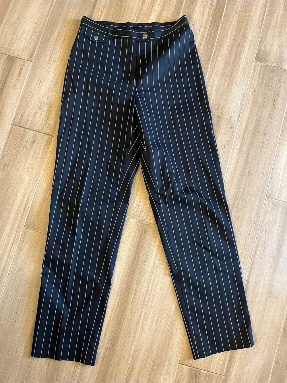 Lauren Ralph Lauren Pin Stripe Office Wear Dress Pants 4P Flat Front